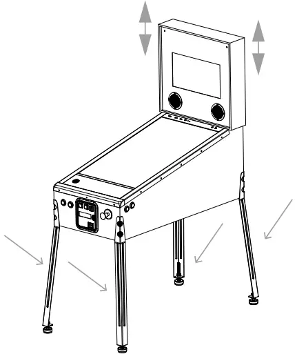 ATGAMES Legends Pinball Leg Set -