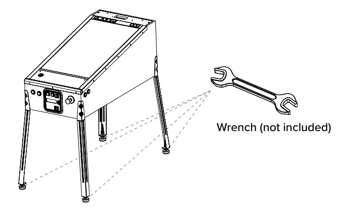 ATGAMES Legends Pinball Leg Set - Wrench