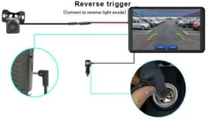 Installing reversing camera