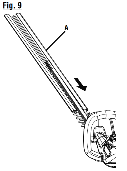 RYOBI P2680 ONE+ HP 18V Brushless 22 in. Cordless Battery Hedge Trimmer - Figure 9