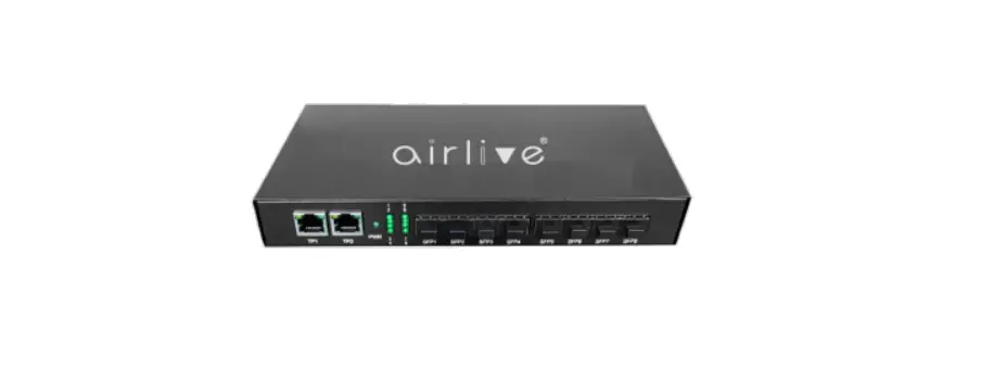 Airlive Ether-8gf Unmanaged Gigabit Fiber Switch User Manual
