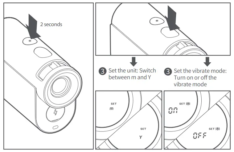 HOTO KE1000 Golf Laser Rangefinder - measure 4