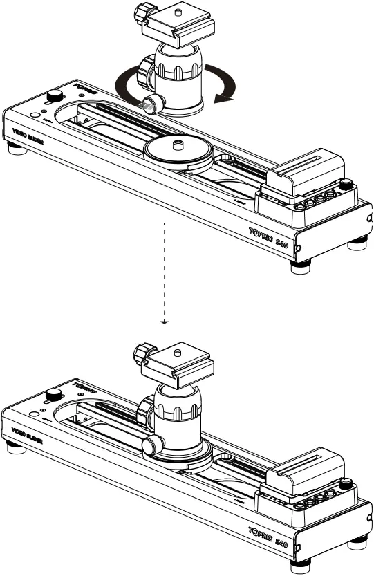 ACCSOON TOPRIG S40 Portable Motorized Cinematic Slider a7