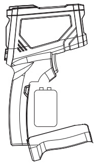 SURPEER B0BZXS445N Infrared Thermometer Temperature Gun - Battery cover
