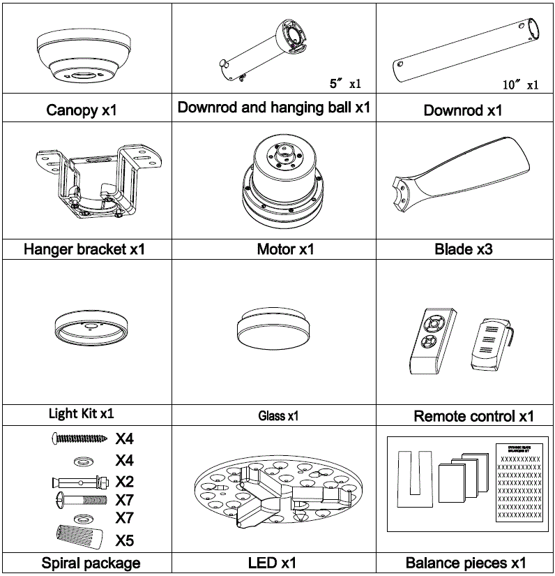 ExBrite-THD11FL5201ACR1LED-Integrated-LED-Indoor-Cherry-Ceiling-Fan-fig-1