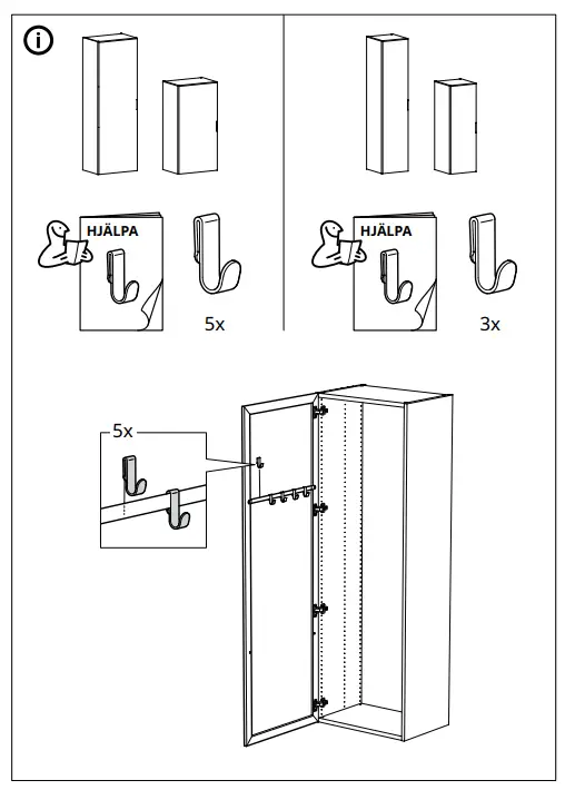 IKEA AA-2262534-3 STRAUMEN Mirror Door FIG-7