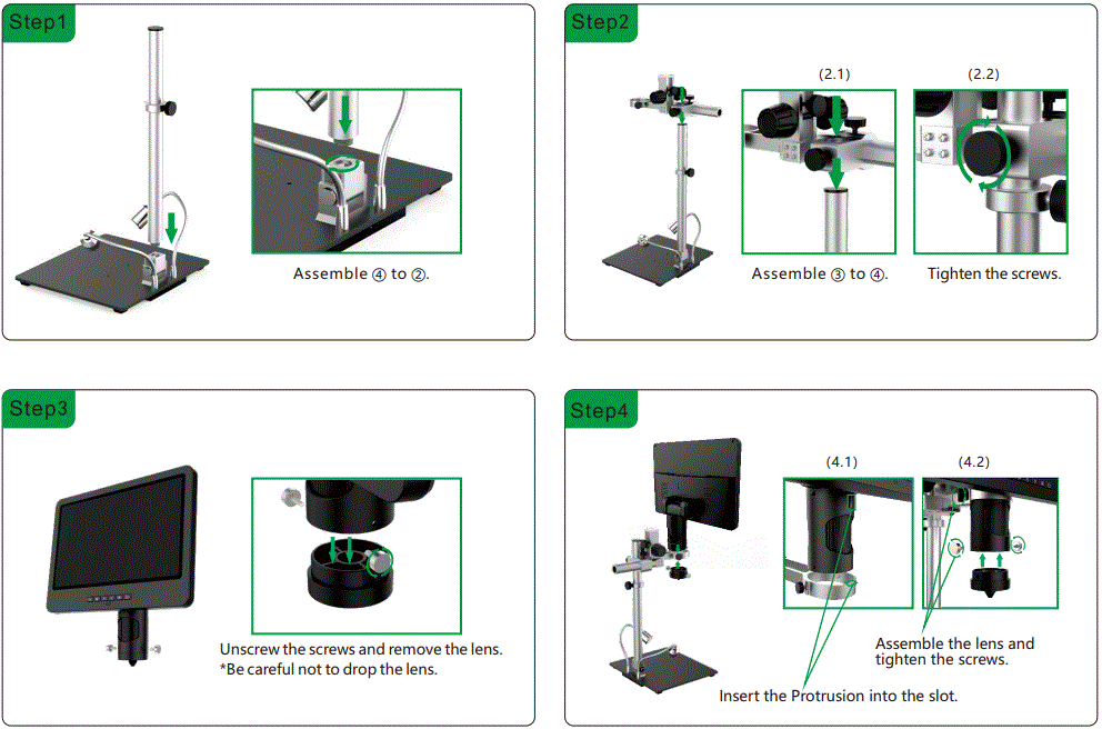 Andonstar AD2469M Series Microscope Monitor-fig2