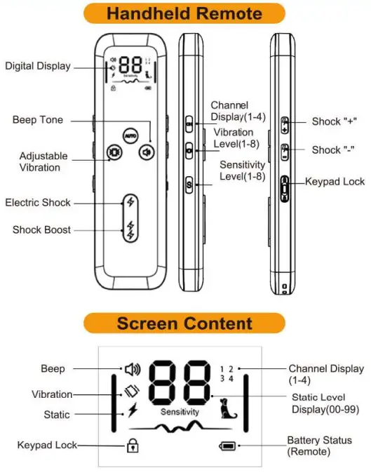 Fdceligoo FDDTC001 Dog Training Anti Bark Collar - product