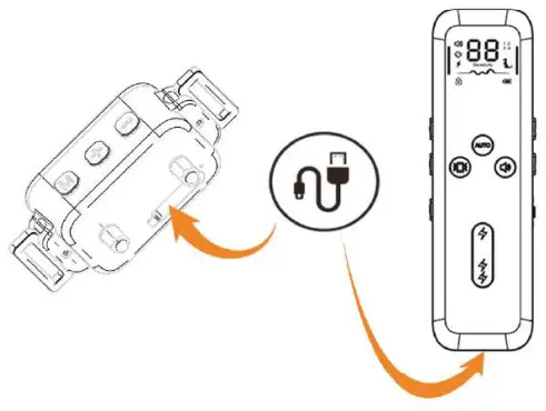 Fdceligoo FDDTC001 Dog Training Anti Bark Collar - receiver1
