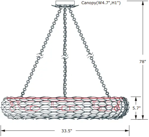 CRYSTORAMA 538-GA_CEILING Broche Eight Light Ceiling Mount A0