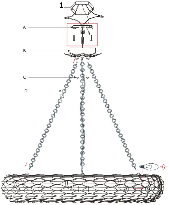 CRYSTORAMA 538-GA_CEILING Broche Eight Light Ceiling Mount A2