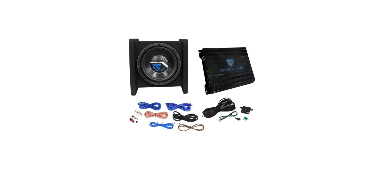 Rockville Rv8.1a Car Subwoofer Enclosure+mono Amplifier User Manual Rockville Rv8.1a Car Subwoofer Enclosure+mono Amplifier User Manual