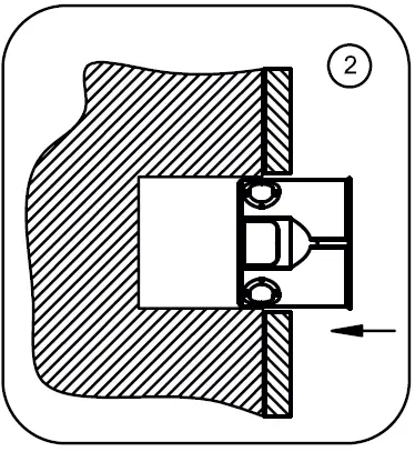 HALCYON R936 Square Low Glare Darklight Wall-Stair Tread 08
