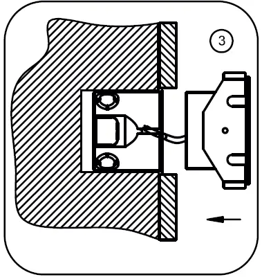 HALCYON R936 Square Low Glare Darklight Wall-Stair Tread 09