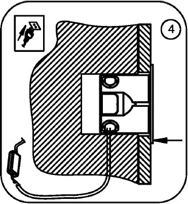 HALCYON R936 Square Low Glare Darklight Wall-Stair Tread 15