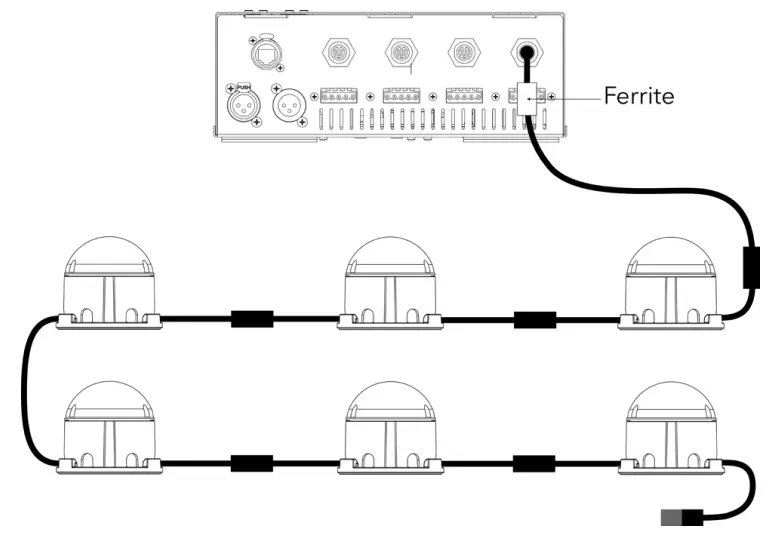 Anolis ArcPixel Power Controller - ArcDot connection