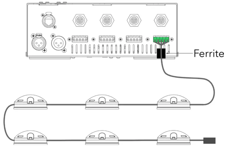 Anolis ArcPixel Power Controller - ArcPix II connection