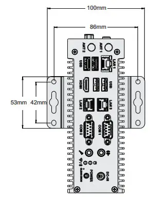ASRock Phoenix iEP-5000G Series Industrial IOT Controller - Dimension
