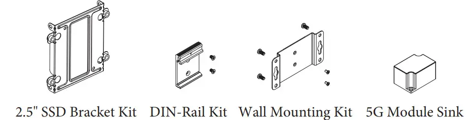 ASRock Phoenix iEP-5000G Series Industrial IOT Controller - accessories