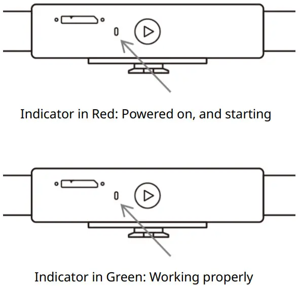 REVOPOINT V1.0 Range 3D Scanner - LED Indicators
