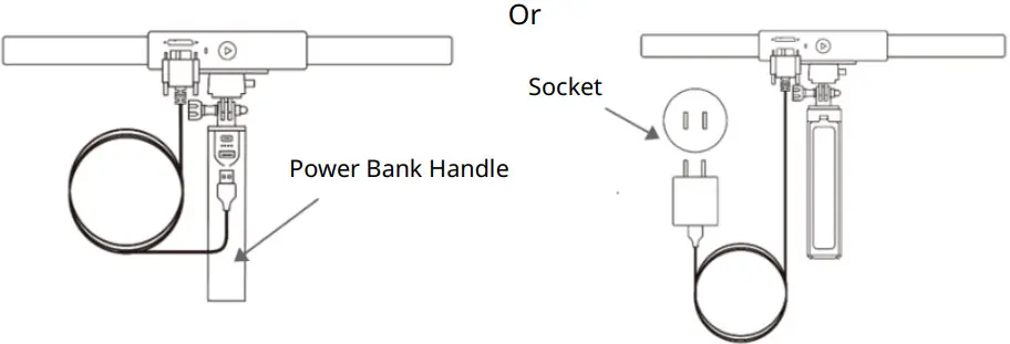 REVOPOINT V1.0 Range 3D Scanner - Power Bank Handle or a Socket