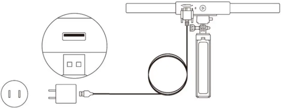 REVOPOINT V1.0 Range 3D Scanner - power bank or an AC adapter