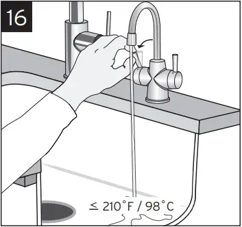 insinkerator Hot250 Instant Hot Water Dispenser System B16