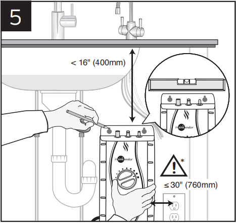 insinkerator Hot250 Instant Hot Water Dispenser System B5