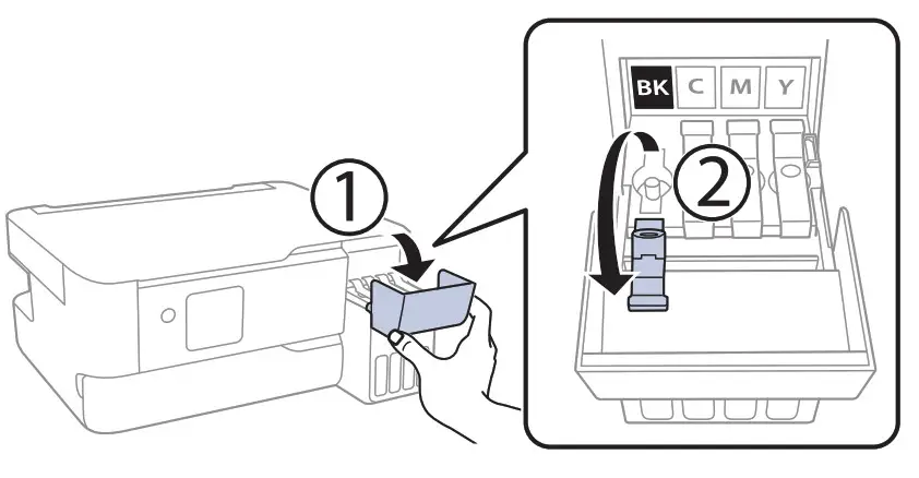 EPSON ET 2840 Wireless Color Printer - cap