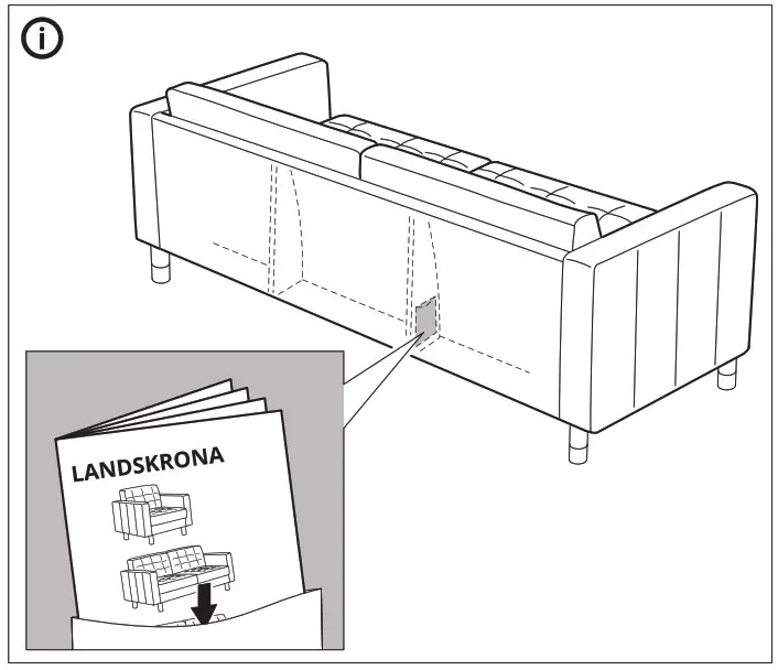 IKEA LANDSKRONA 3 Seat Sofa - Product Overview 11