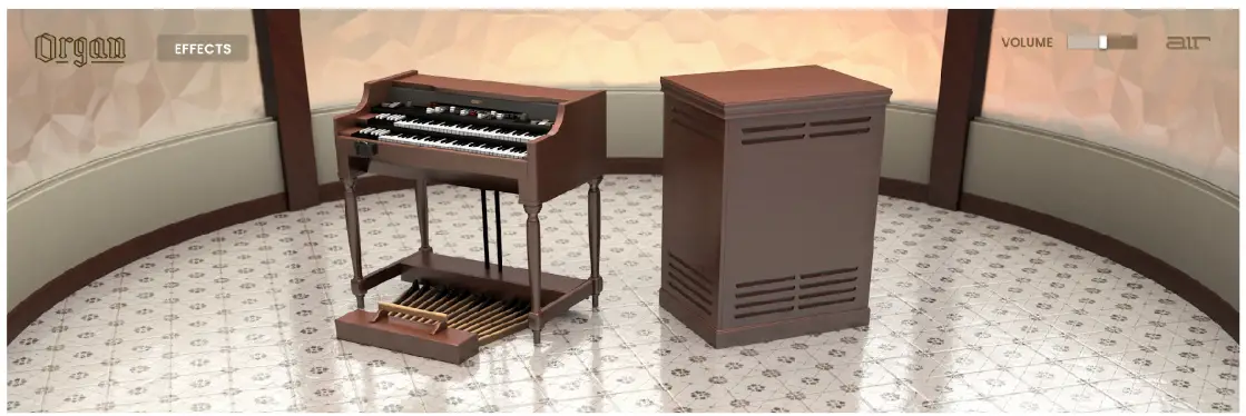 air Organ Plugin Instrument - controls