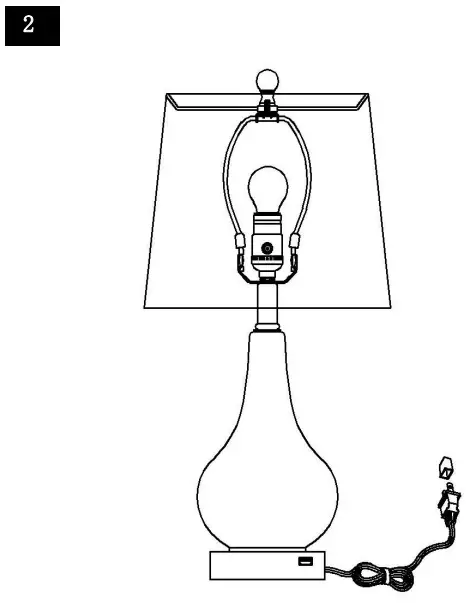 JONATHAN Y JYL1109A-SET2 Dino 21 Inch Silver Farmhouse Industrial Iron-Glass LED Table Lamp - assembly 1
