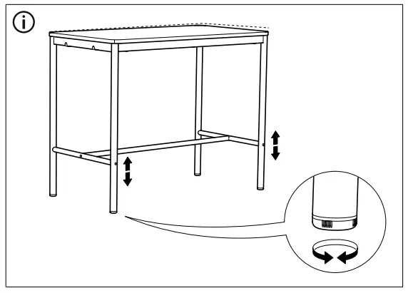 IKEA TOMMARYD Table Anthracite 511 8x271 2 Inch - fig 12