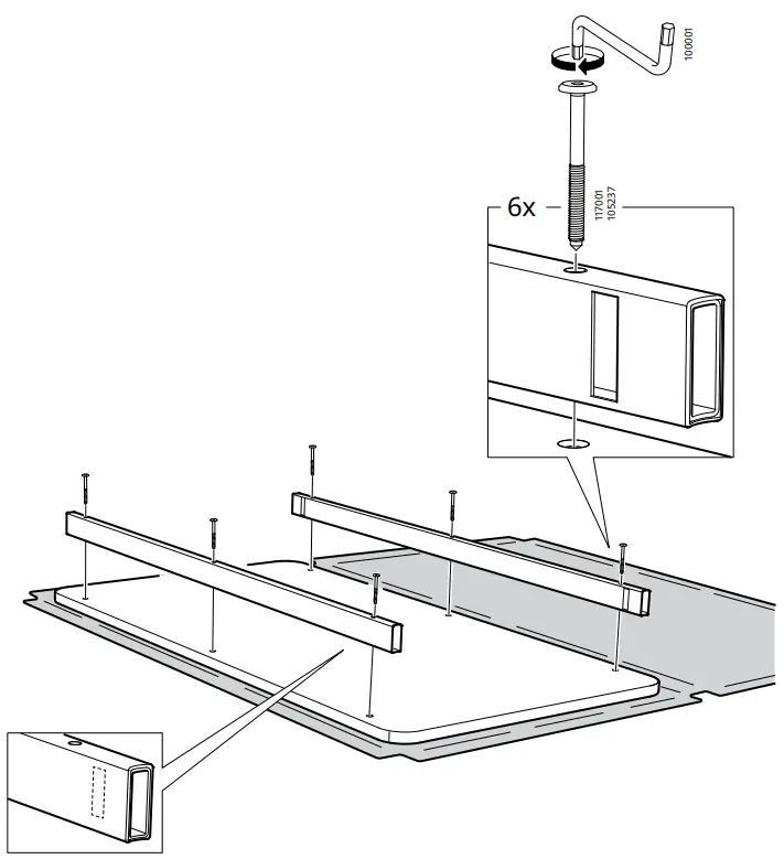 IKEA TOMMARYD Table Anthracite 511 8x271 2 Inch - fig 2