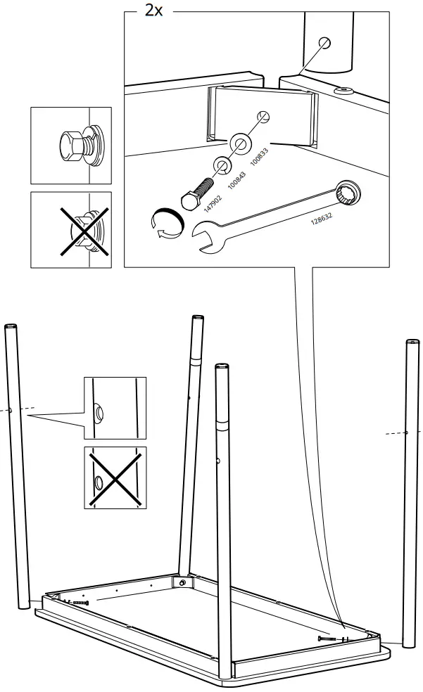 IKEA TOMMARYD Table Anthracite 511 8x271 2 Inch - fig 5