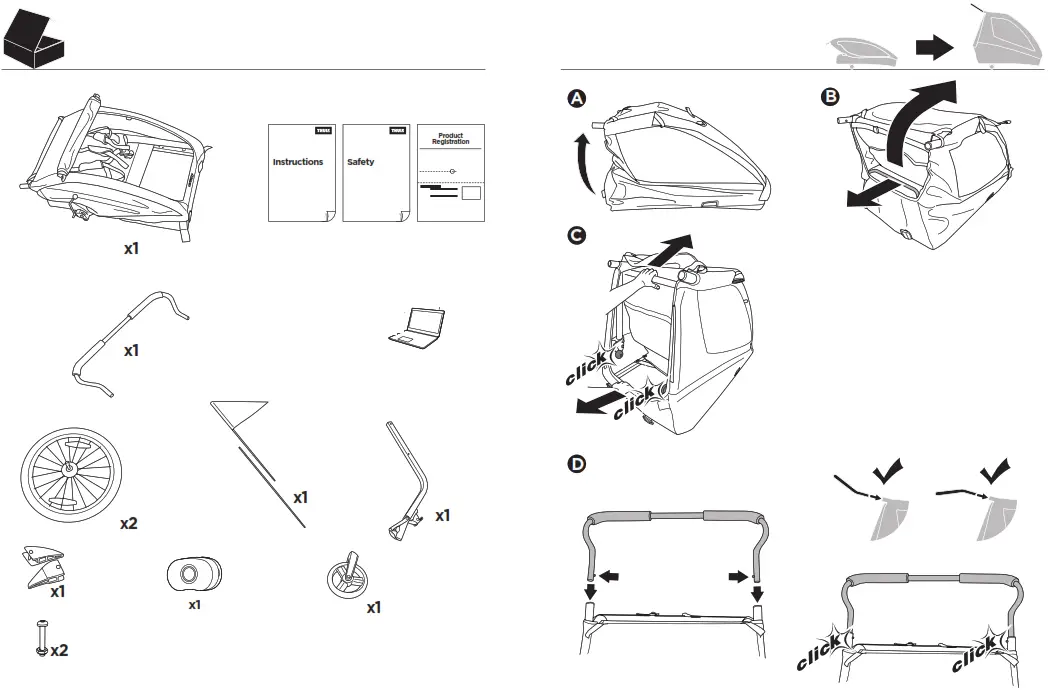 THULE 101018XX Coaster XT Bike Trailer - Fig 22