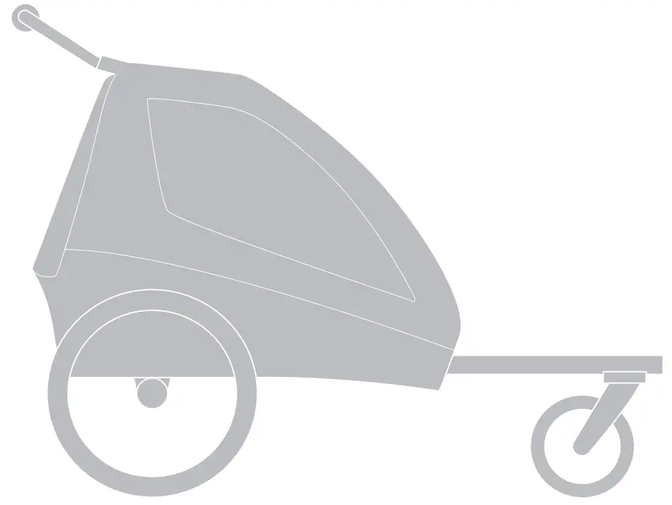 THULE 101018XX Coaster XT Bike Trailer