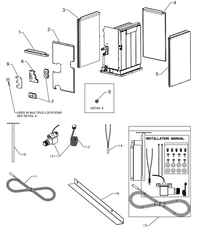 MITSUBISHI ELECTRIC PAA-A18AA1 Air Conditioners - parts