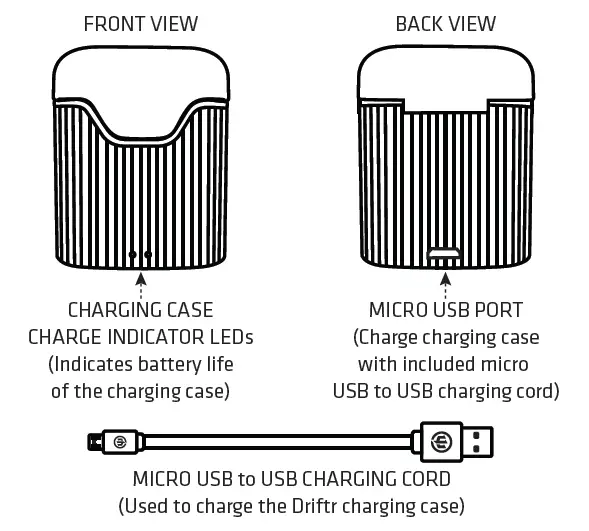 DRIFTR CHARGING CASE