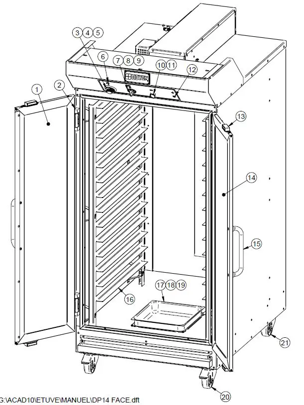 DOYON DP14 Proof Box User Manual-fig-1