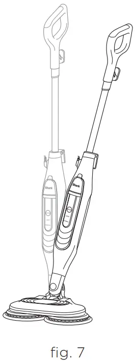 Shark S7000 Series Steam and Scrub All In One Scrubbing and Sanitizing Hard Floor Steam Mop - STEAM & SCRUB 7