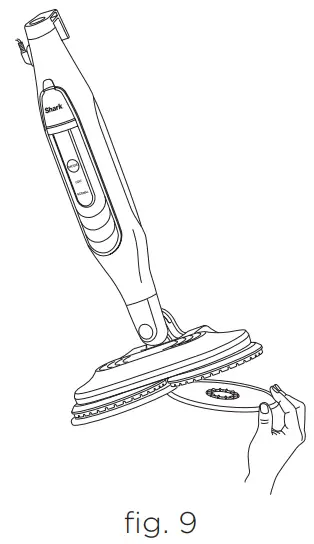 Shark S7000 Series Steam and Scrub All In One Scrubbing and Sanitizing Hard Floor Steam Mop - STEAM & SCRUB 9