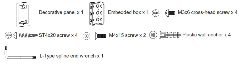 Akuvox R20A 2 Video Door Phone with 110 Degree Wide Angle Camera - fig 1