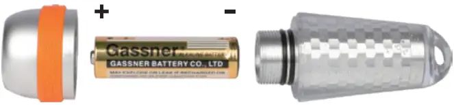 ORCATORCH SD03 Dive Beacon Torch - BATTERY