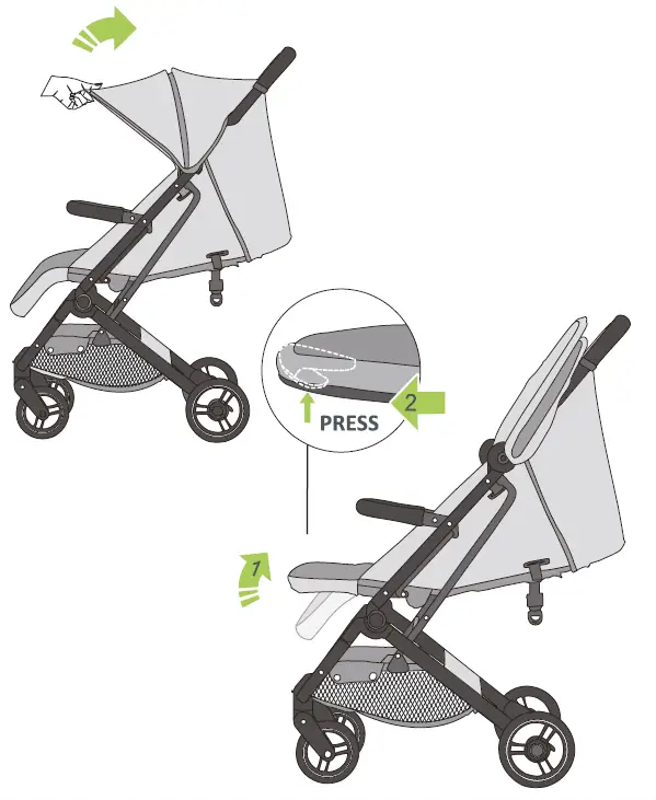 4BABY TWIZZY Baby Stroller 3