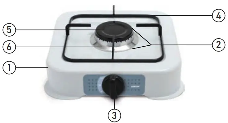 CENTEK CT 1520 Gas Stove - overview 1