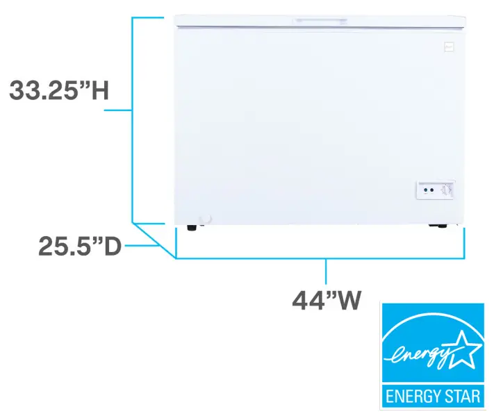 Avanti CF10F0W Chest Freeze - Fig 1