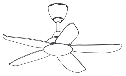 Vannus Luna 3B 56 Ceiling Fan - Fan 1
