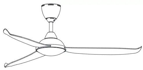 Vannus Luna 3B 56 Ceiling Fan - Fan 2