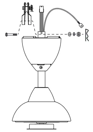 Vannus Luna 3B 56 Ceiling Fan - Rubber